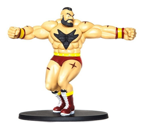 Zangief Street Fighter 13 Cm Lutador Luta Livre Urss Russia